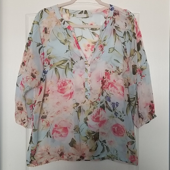 Floral Blouse, Spring 🌷 - Picture 1 of 5